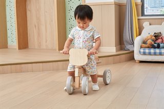 Wooden trike - polar bear - Polar B